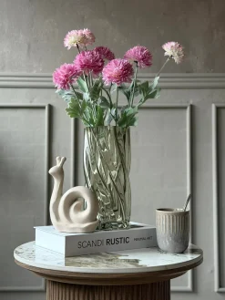 Prydløg stilk 60 cm - Rosa