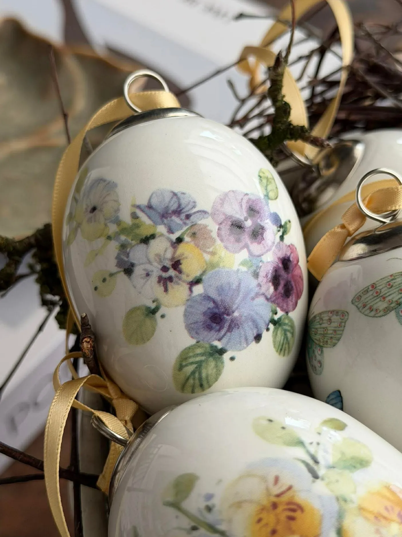 Påskeæg porcelæn - MIX