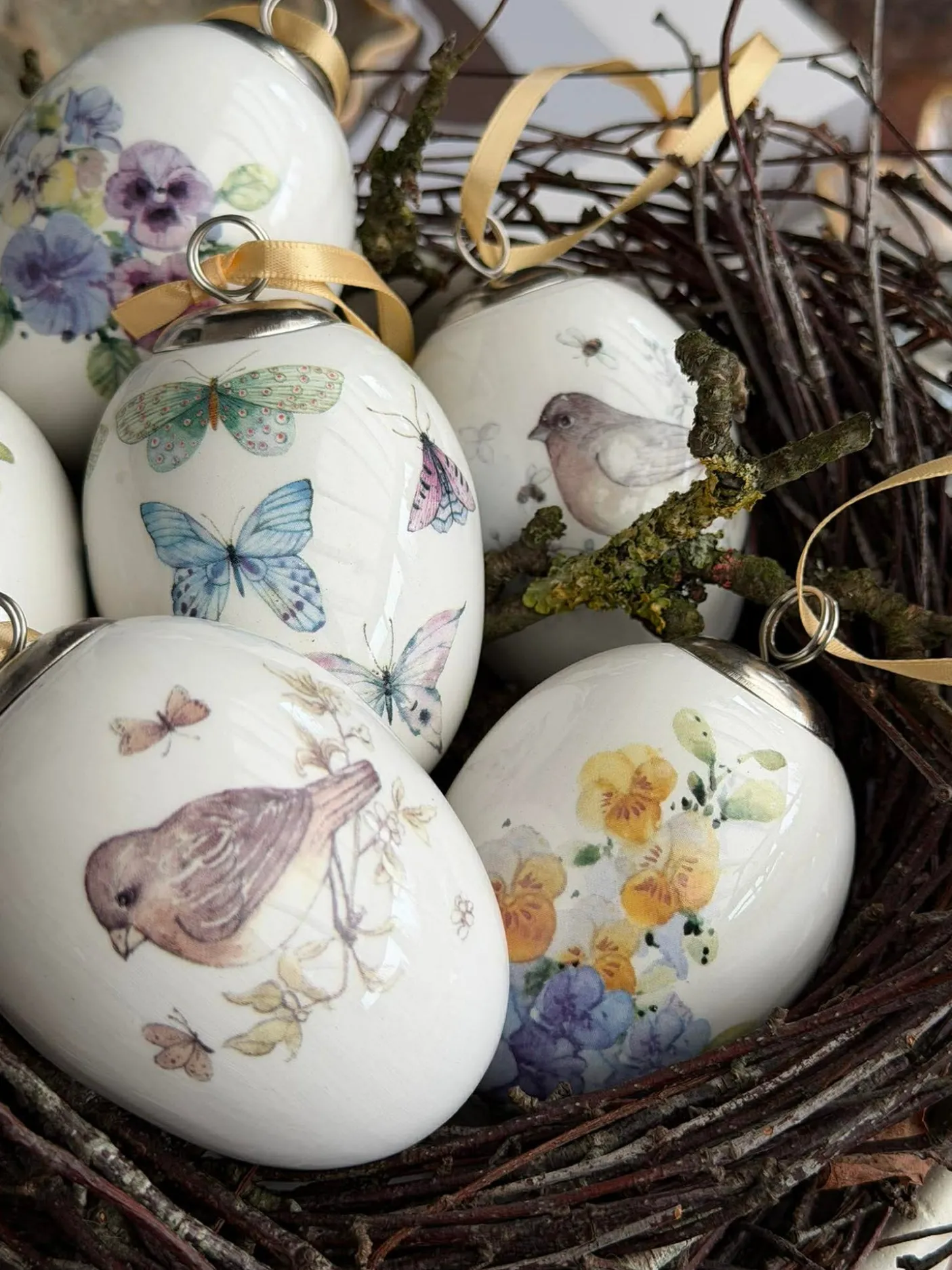 Påskeæg porcelæn - MIX