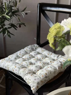 Pude med fyld - Blomster