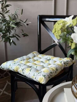 Pude med fyld - Citroner