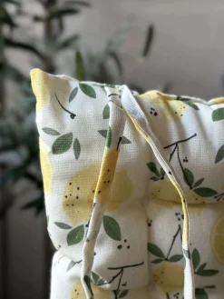 Pude med fyld - Citroner