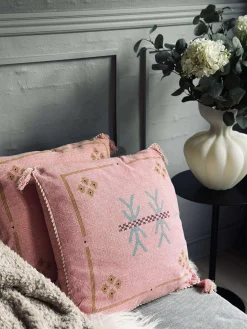 Pude med fyld - Soft pink boheme - Sæt med 2 stk.