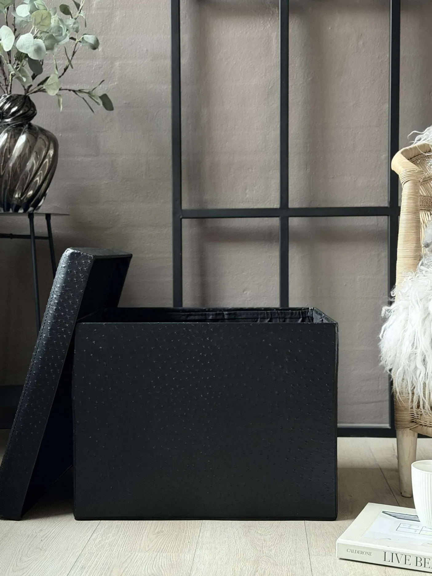 Puf med opbevaring - Mellem