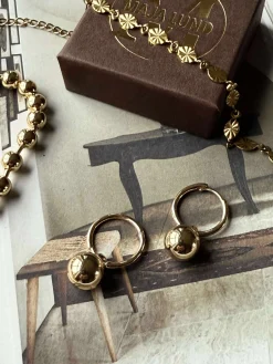 Øreringe AIR hoop forgyldt