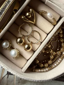 Øreringe AIR hoop forgyldt