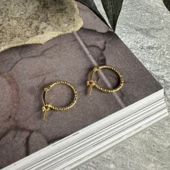 Øreringe Alexa Golden 18K forgyldt