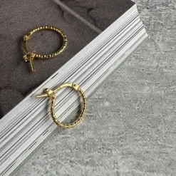 Øreringe Alexa Golden 18K forgyldt