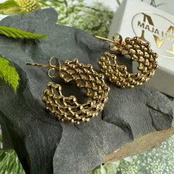 Øreringe Billie – Forgyldt