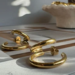 Øreringe Camille – Forgyldt