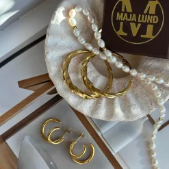 Øreringe Camille – Forgyldt