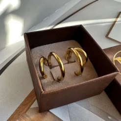 Øreringe Camille – Forgyldt