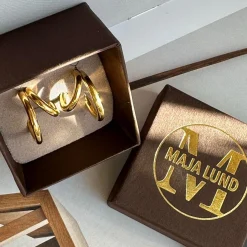 Øreringe Camille – Forgyldt