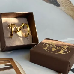 Øreringe Camille – Forgyldt