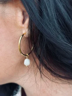 Øreringe ESTELLE forgyldt