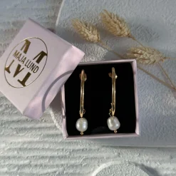 Øreringe ESTELLE forgyldt