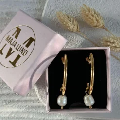 Øreringe ESTELLE forgyldt