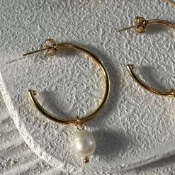 Øreringe ESTELLE forgyldt