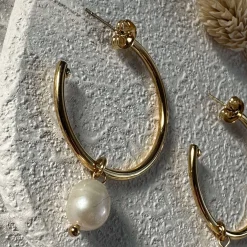 Øreringe ESTELLE forgyldt