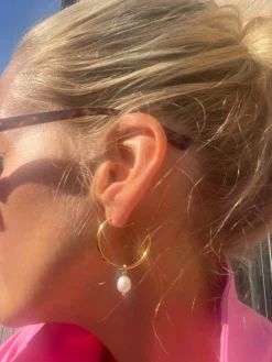 Øreringe ESTELLE forgyldt