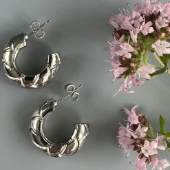 Øreringe Florence sølvbelagt