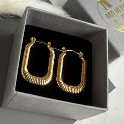 Øreringe Greta forgyldt