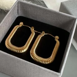 Øreringe Greta forgyldt