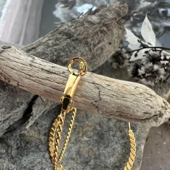 Øreringe Hallie twist hoop - forgyldt