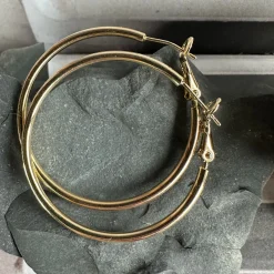 Øreringe Hazel 18k forgyldt