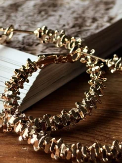 Øreringe INA Hoops Small - 18K forgyldt