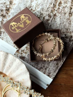 Øreringe INA Hoops Small - 18K forgyldt