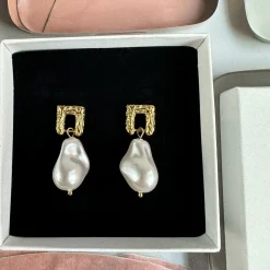 Øreringe Indie 18k forgyldt