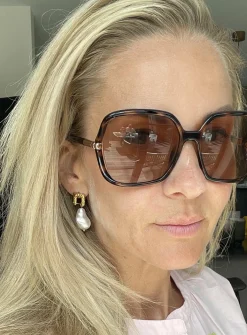 Øreringe Indie 18k forgyldt