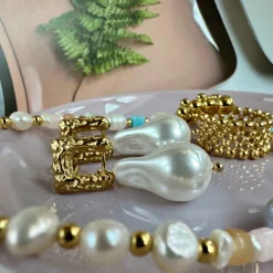 Øreringe Indie 18k forgyldt