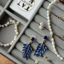 Øreringe IZA - multicolour - forgyldt