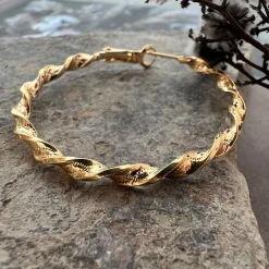 Øreringe Jenna Hoops 18K forgyldt