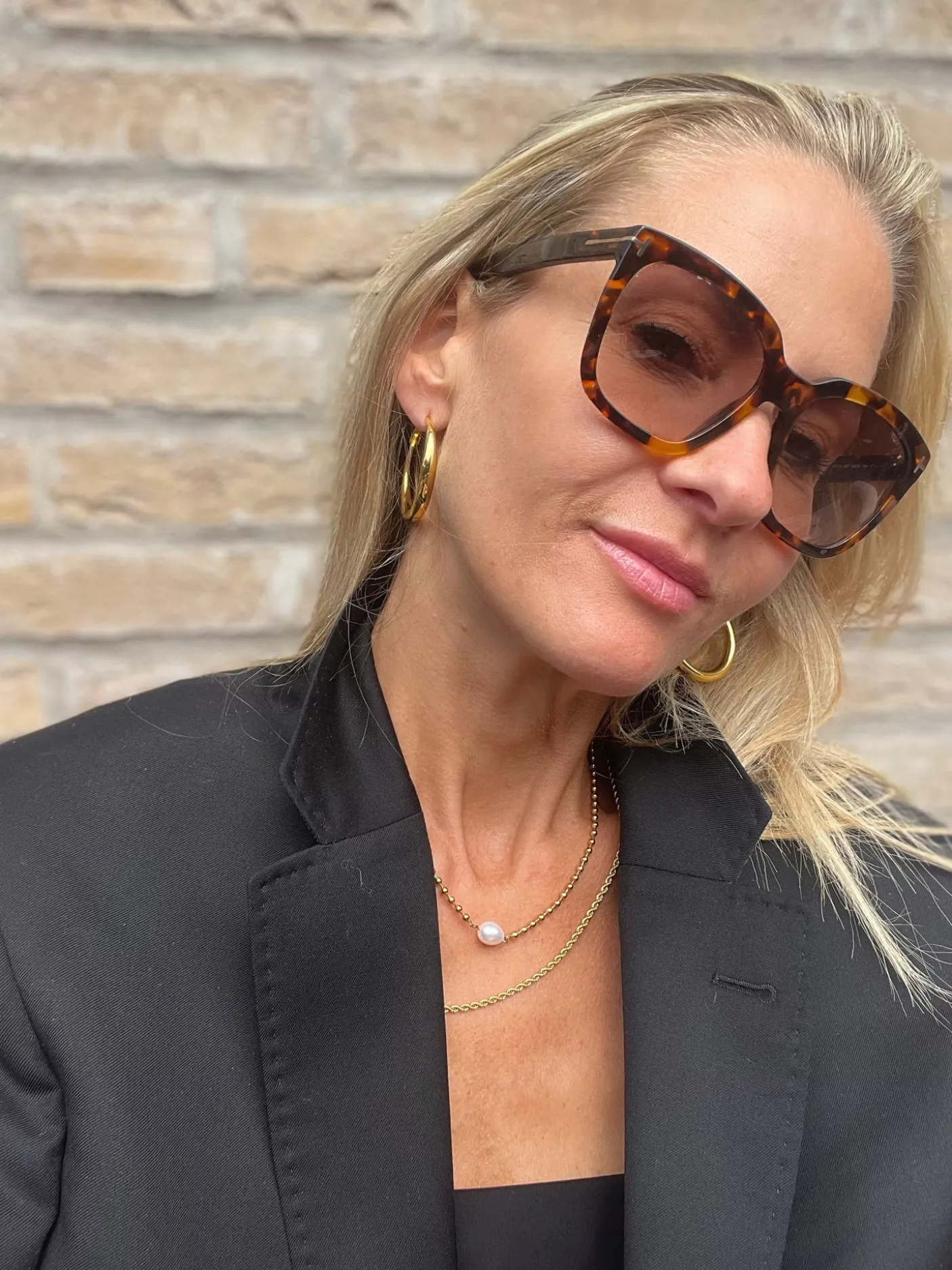 Øreringe Lharni Gold 18K forgyldt