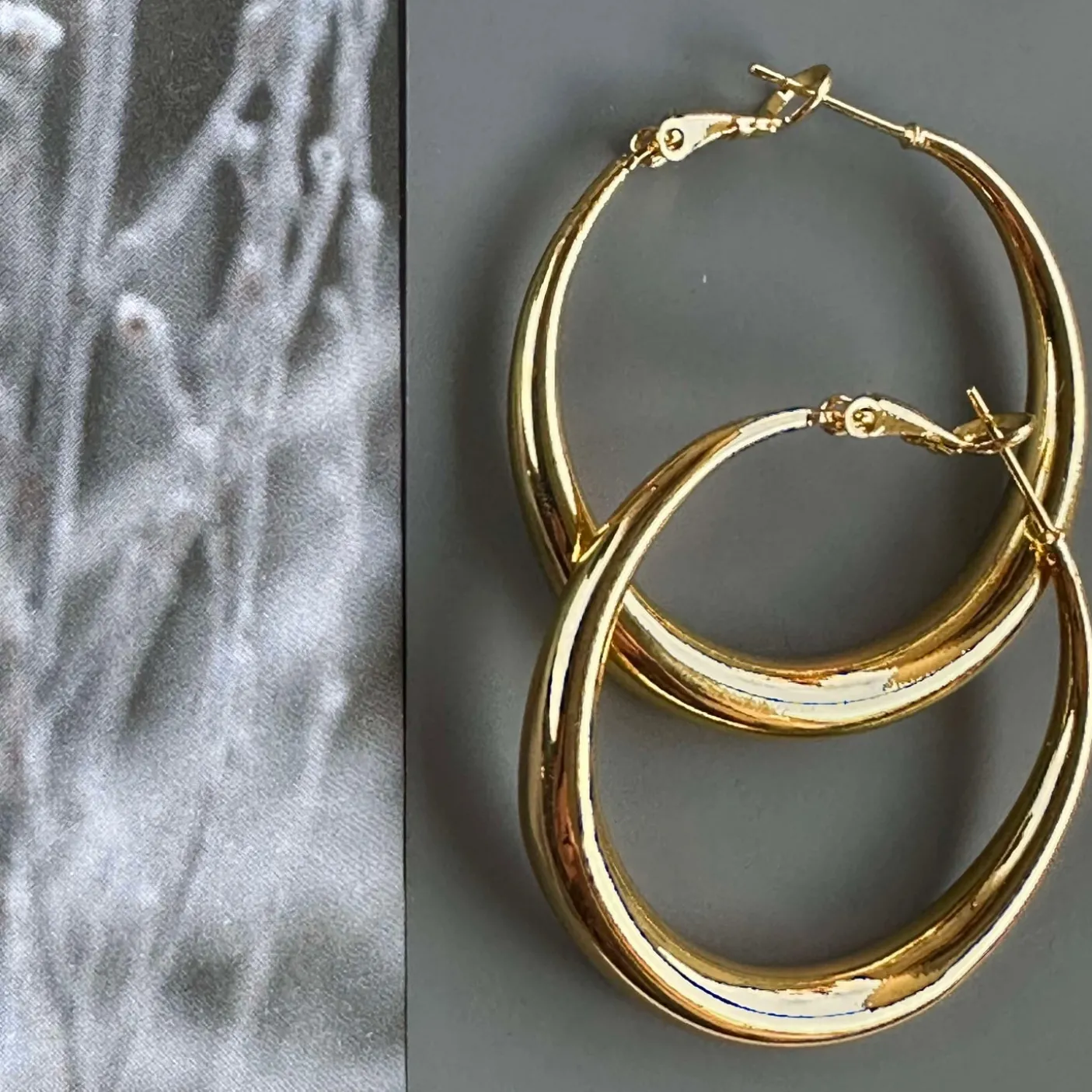 Øreringe Lharni Gold 18K forgyldt