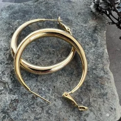 Øreringe Lharni Gold 18K forgyldt