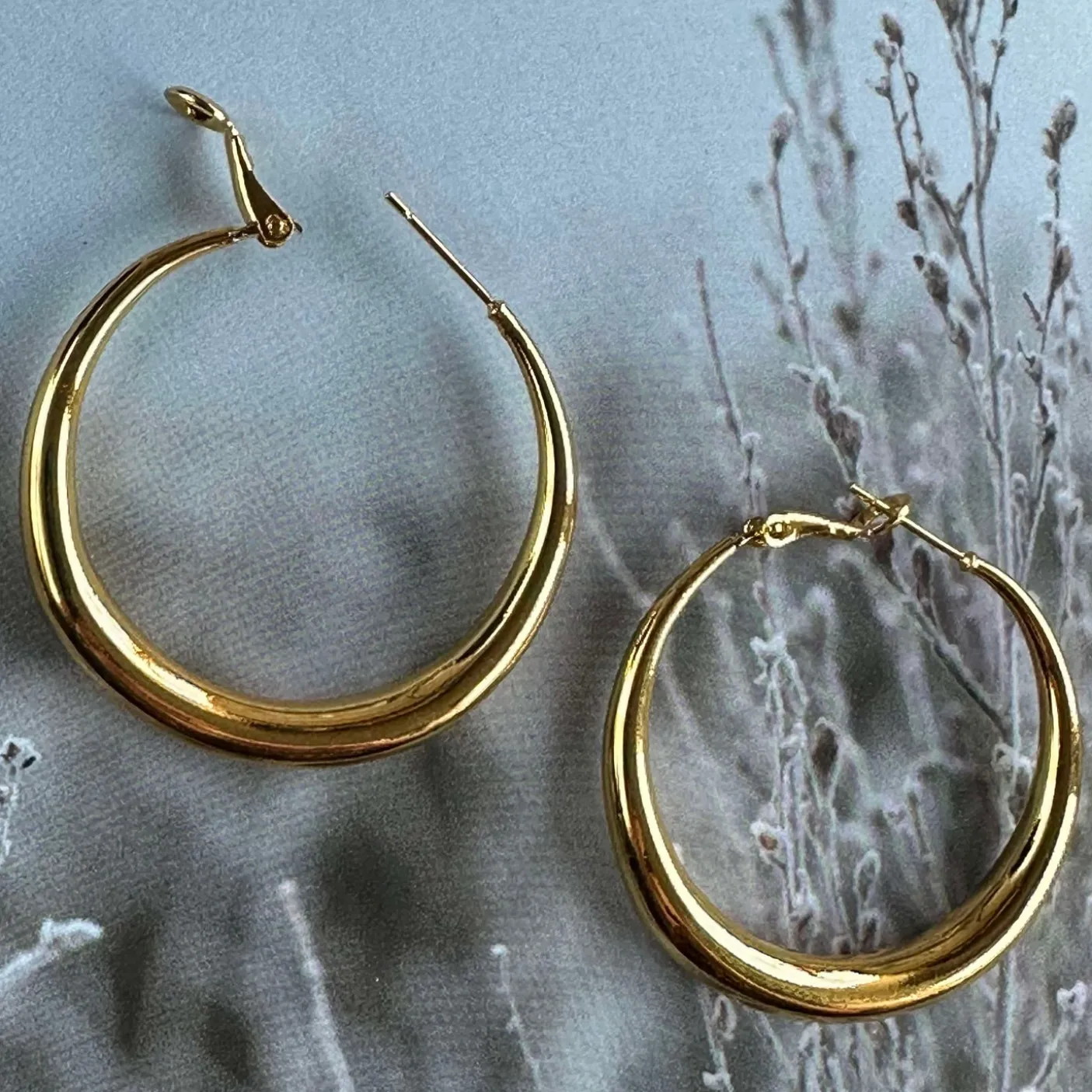 Øreringe Lharni Gold 18K forgyldt