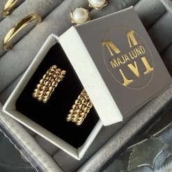 Øreringe Loreto – Forgyldt