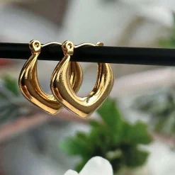 Øreringe Margit forgyldt