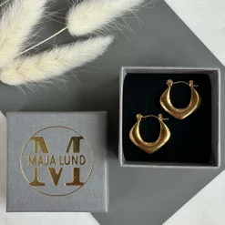 Øreringe Margit forgyldt