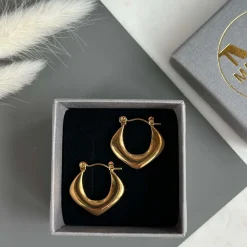 Øreringe Margit forgyldt