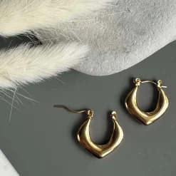 Øreringe Margit forgyldt