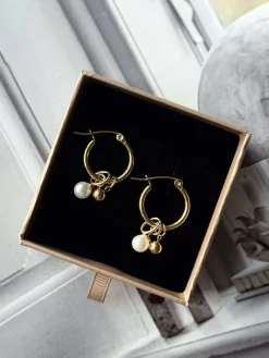 Øreringe Marina - Forgyldt