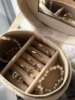 Øreringe Marina - Forgyldt