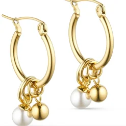 Øreringe Marina - Forgyldt