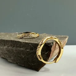 Øreringe Marisa forgyldt Sterling sølv