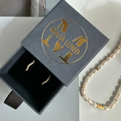 Øreringe Marisa forgyldt Sterling sølv